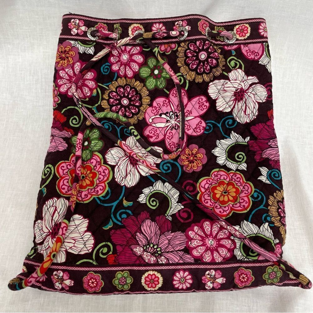 Vera Bradley Modflora Draw String Backpack - image 4